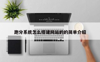 松原跑分系统怎么搭建网站的的简单介绍